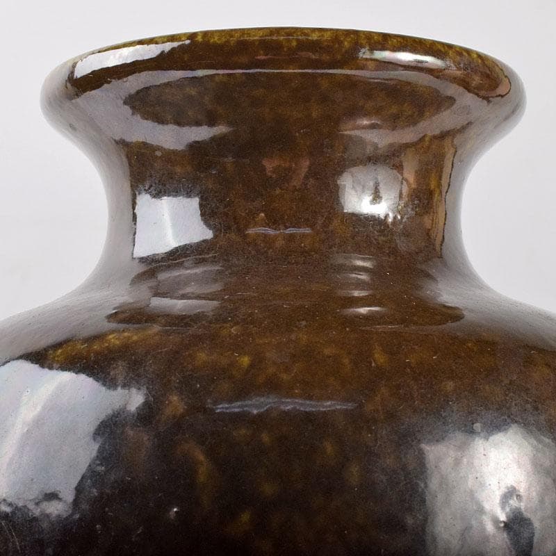 中国 雍正年製款 茶葉末釉 窯変瓶 唐木台・時代箱付 G R4191B - メルカリ