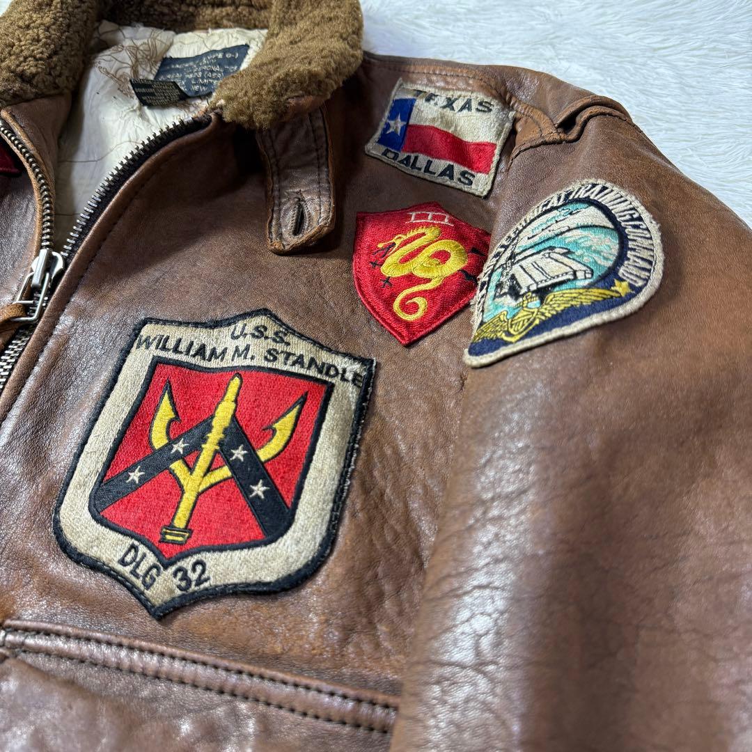 希少】アヴィレックス G-1 フライトレザージャケット M トップガン