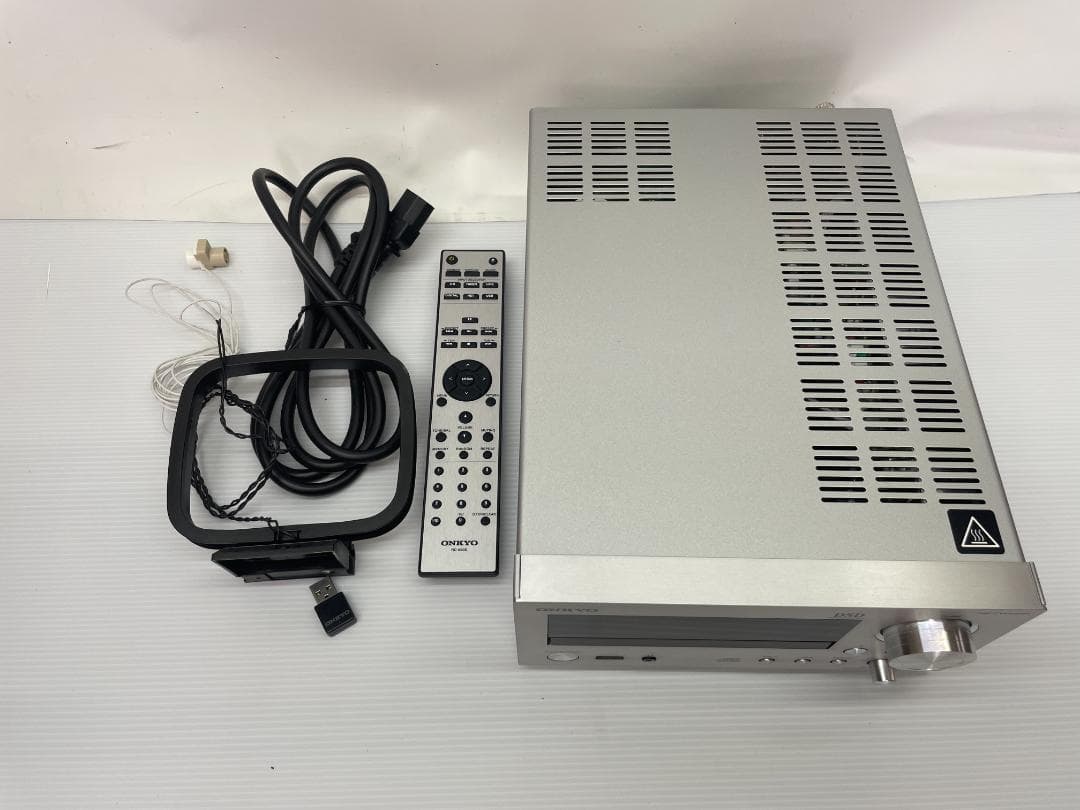 ONKYO CR-N765 ネットワークレシーバー 08c05 ONKYO CR-N765 ネットワークCDレシーバー ハイレゾ対応 シルバー CR