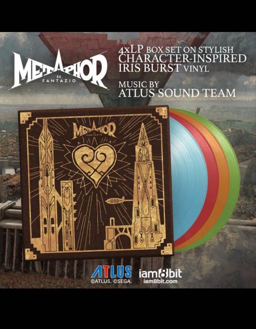 メタファー：リファンタジオ　レコード　4xLP