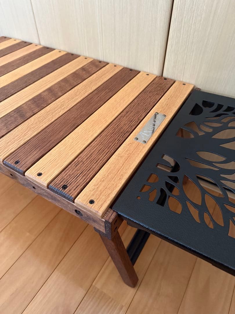 ブラックデザイン ハレテーブル アイアンプレート×2 BLACK DESIGN Deviseworks Camp