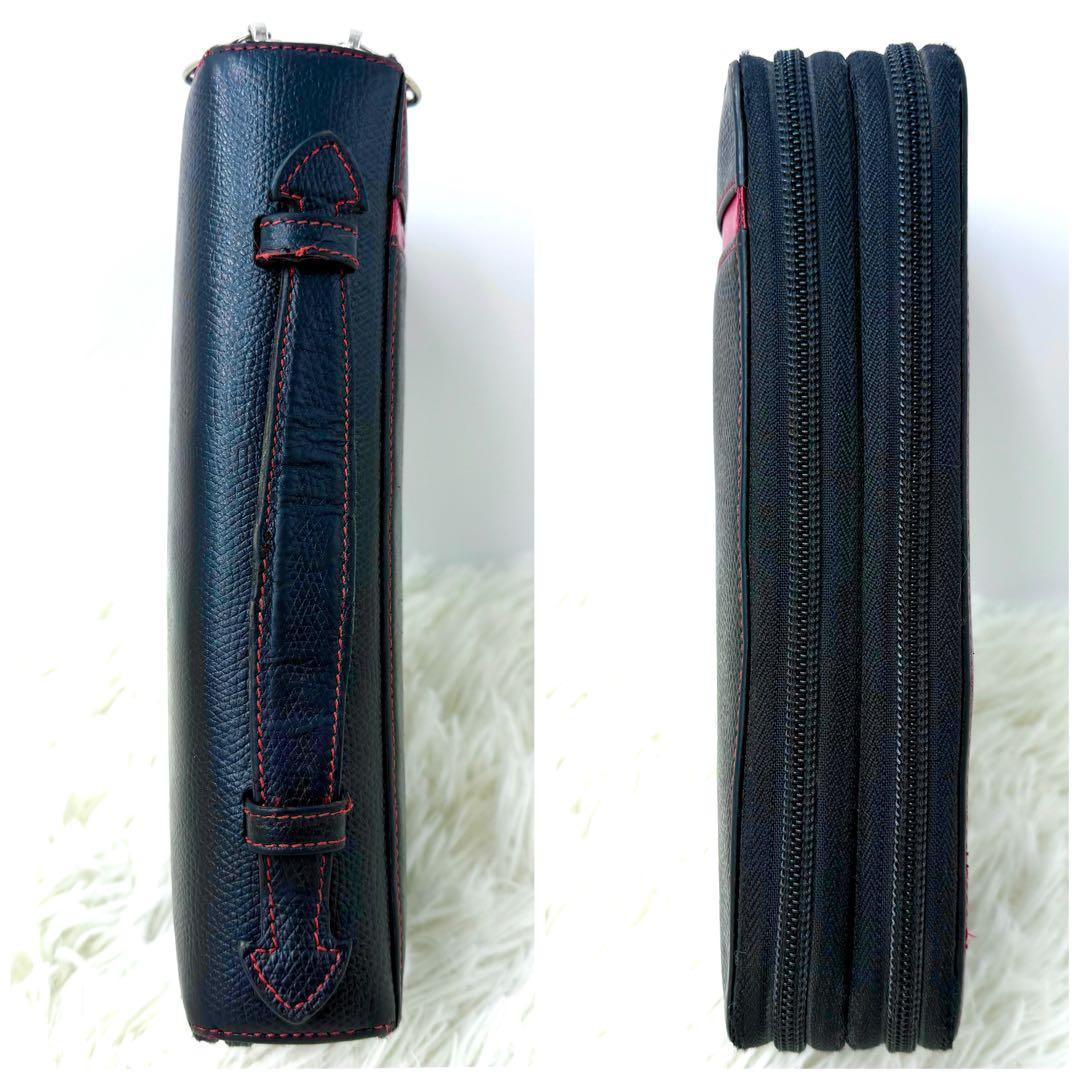 美品✨ カステルバジャック クラッチバッグ オーガナイザー ダブル