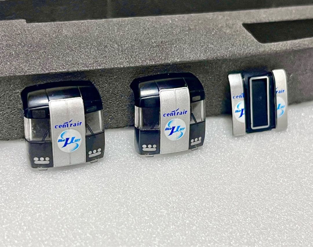 名鉄2000系 ブルーミュースカイ交換用前面ガラスパーツ+更新LED行先