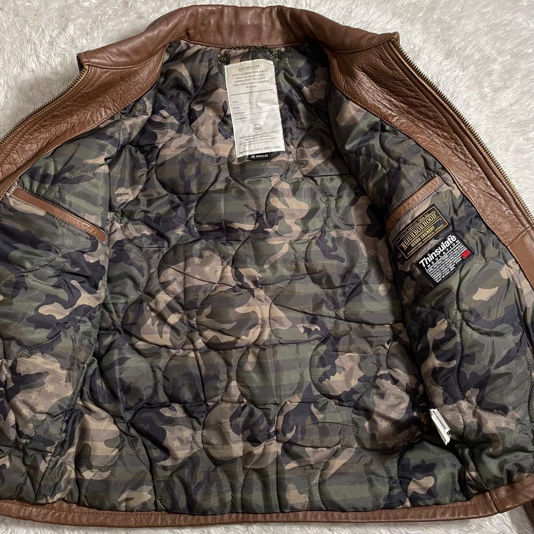 ネイバーフッド レザージャケット ライダース 馬革 ホースハイド