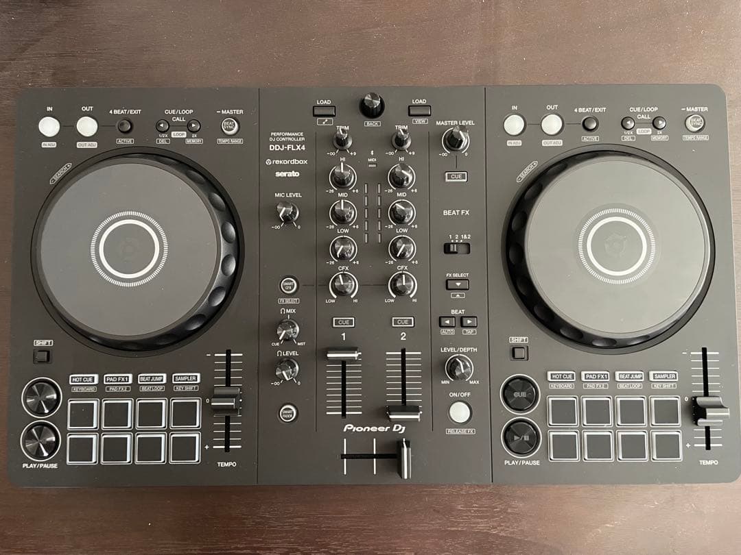 【未使用品】Pioneer DJ DDJ-FLX4　DJコントローラー カバー付 Pioneer DJ 〔DDJ-400後継機種〕 パイオニア DDJ-FLX4 + ケース+選べる