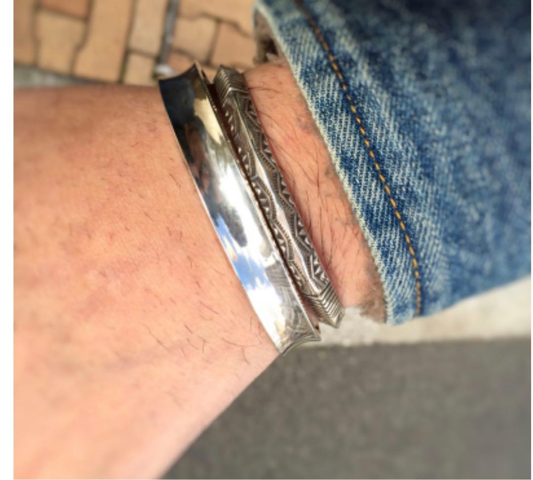 ◇感謝価格◇FULTON◇シルバー950◇エルラインミドルバングル◇