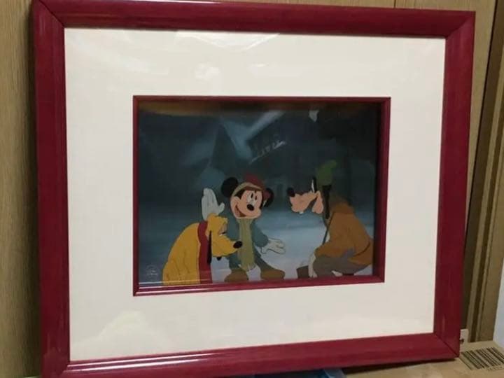 ディズニー【ミッキーの王子と少年】実際映画で使用された セル画 鑑定