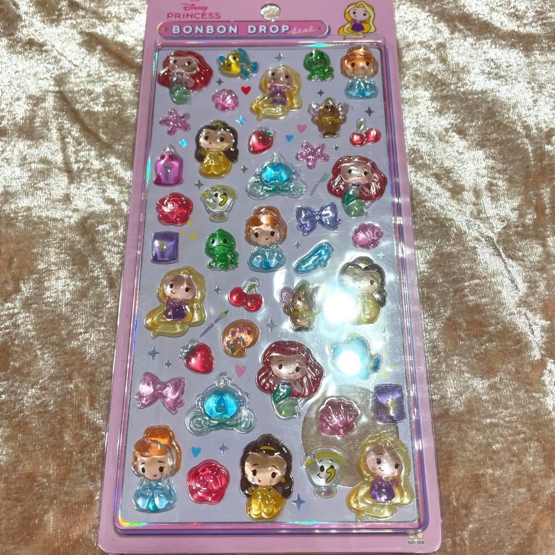 ボンボンドロップシール ディズニープリンセス - メルカリ