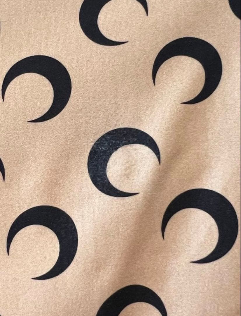 MARINE SERRE マリーンセル セカンドスキン ハイネックベージュ 正規