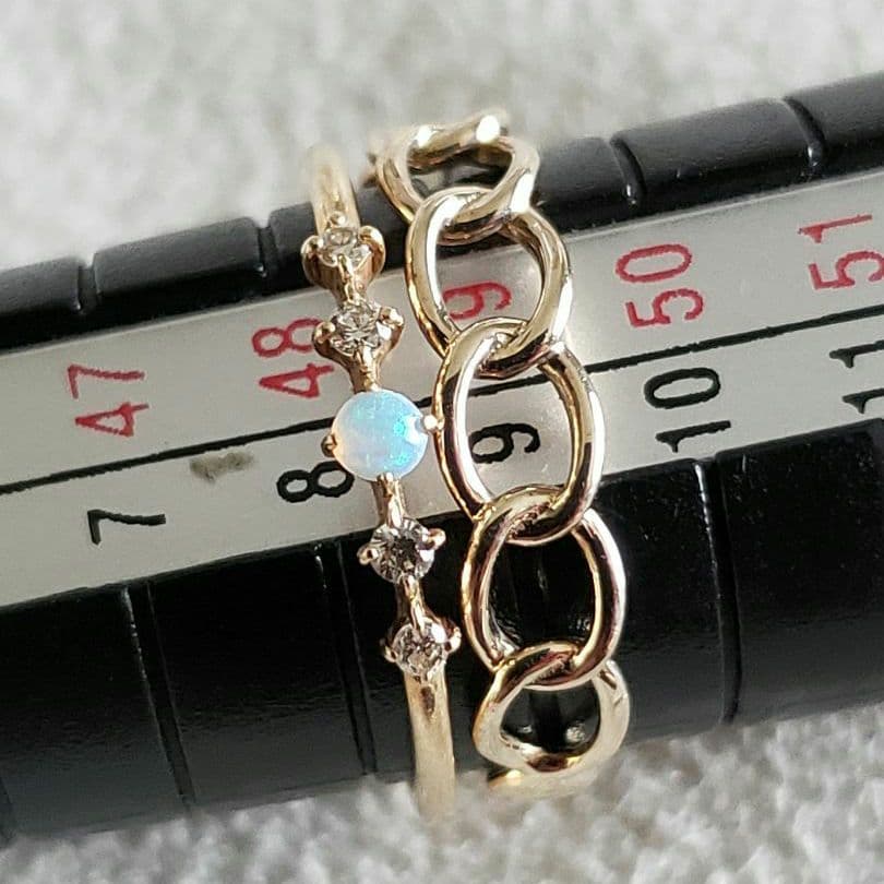 チェーンモチーフ♡9号【ジュエルクローゼット】K10 チェーン