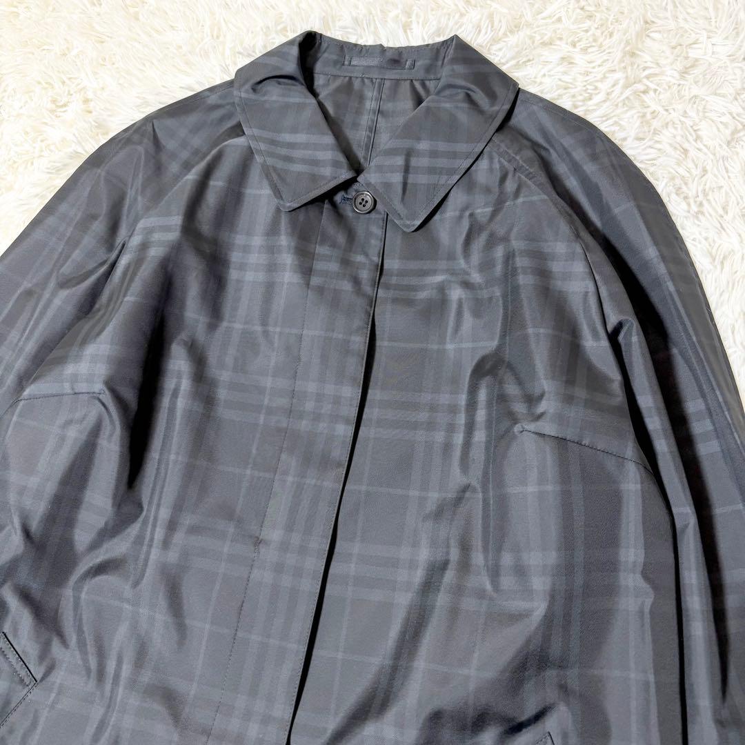 バーバリーロンドン ステンカラーコート ノバチェック 大きいサイズ 15