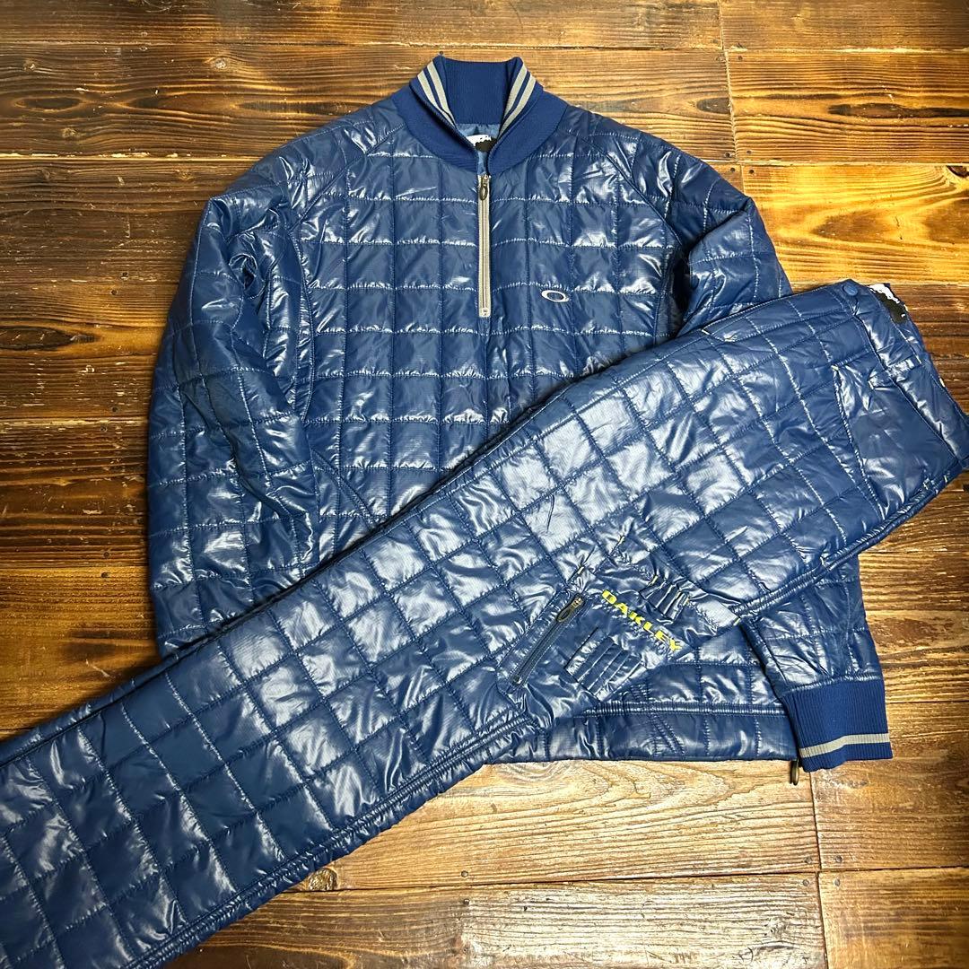 オークリー キルティング プルオーバー ジャケット 上下 セットアップ OAKLEY（オークリー） ジャージ 上下 メンズ OAKLEY Enhance Tech