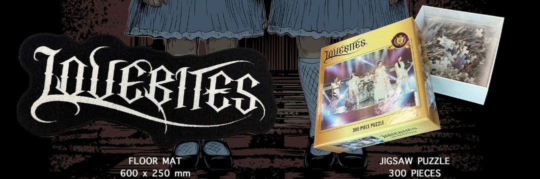 LOVEBITES 限定フロアマット＆ジグソーパズル セット！ラブバイツ THE BOOK OF LOVEBITES | - |本 | 通販 | Amazon