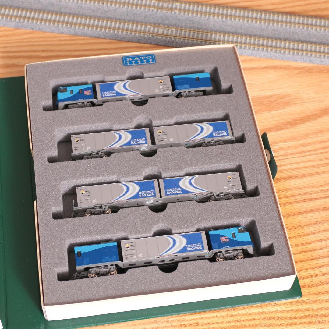 KATO10-1721 M250系スーパーレールカーゴ 基本セット4両 佐川急便