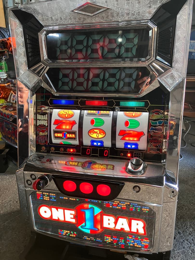 パチスロ実機　ワンバーワン　不要機付き