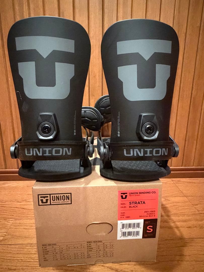 UNION STRATA 24-25 Sサイズ　ユニオンストラータ UNION BINDING 24-25 UNION/ユニオン STRATA ストラータ メンズ
