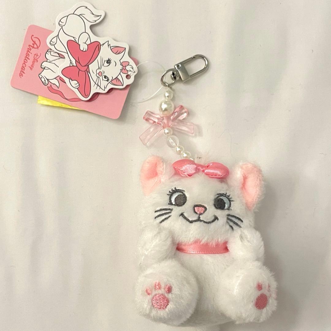 韓国限定】おしゃれキャット マリー ぬいぐるみ キーホルダー