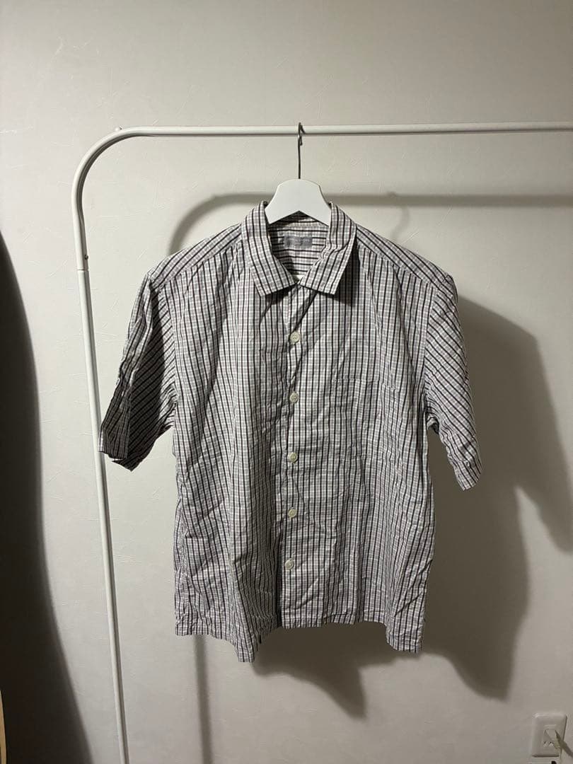 COMME des GARCONS HOMME 田中オム 半袖チェックシャツ COMME des GARCONS HOMME(コムデギャルソンオム) 90's waffle