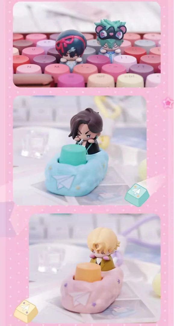 ALIEN STAGE エイリアンステージ　キーキャップ　フルセット　缶バッジ付