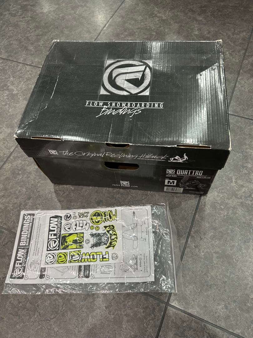 送料込】 Flow Quattro ビンディング Mサイズ 中古品 - メルカリ