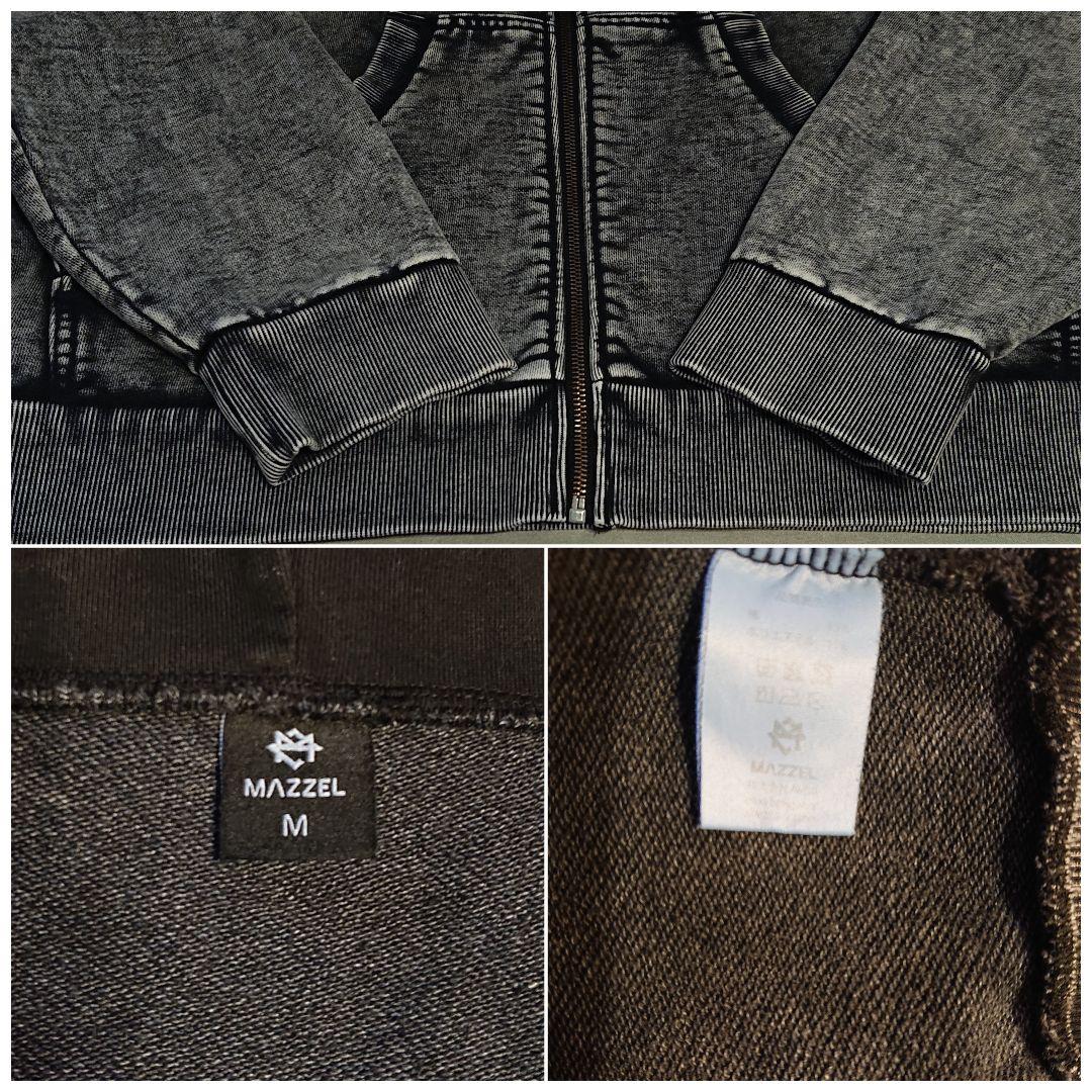 MAZZEL ジップアップパーカー マーゼル パーカー Mサイズ マーゼル