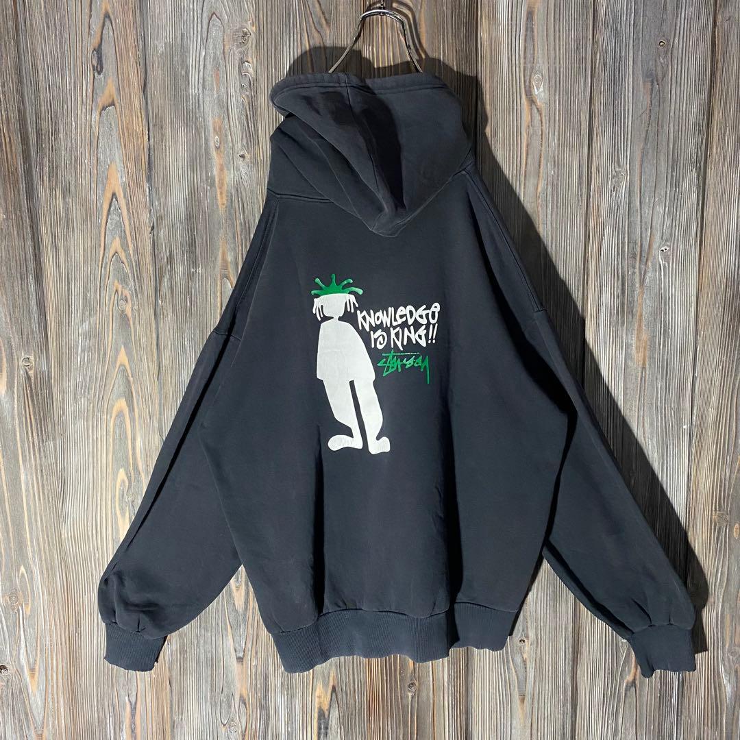 Old Stussy オールドステューシー パーカー シャドーマン クラウン