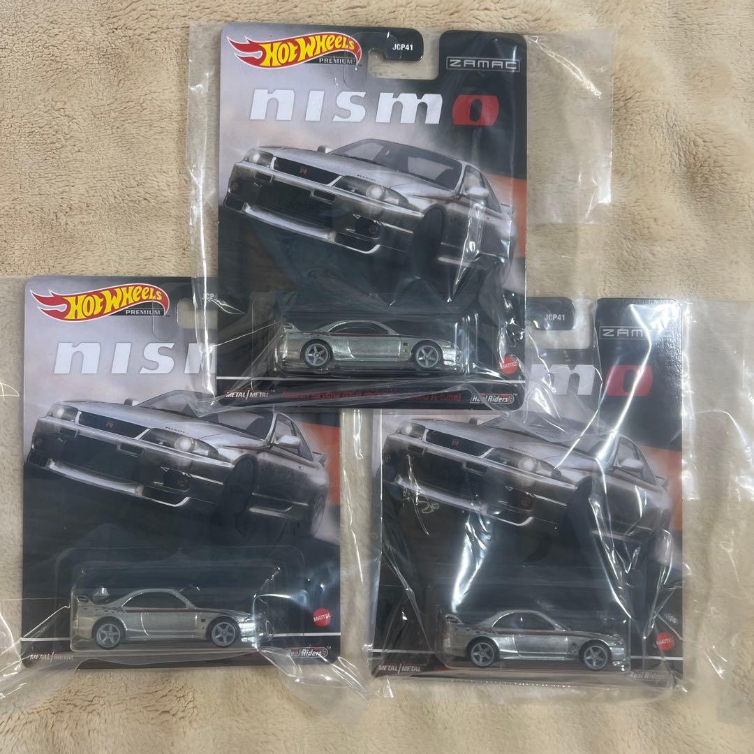 ホットウィール ニッサン スカイライン R33 東京オートサロン限定 3台セット ホットウィール 日産 スカイライン GT-R R33 BCNR33 R-tune Zamac 東京