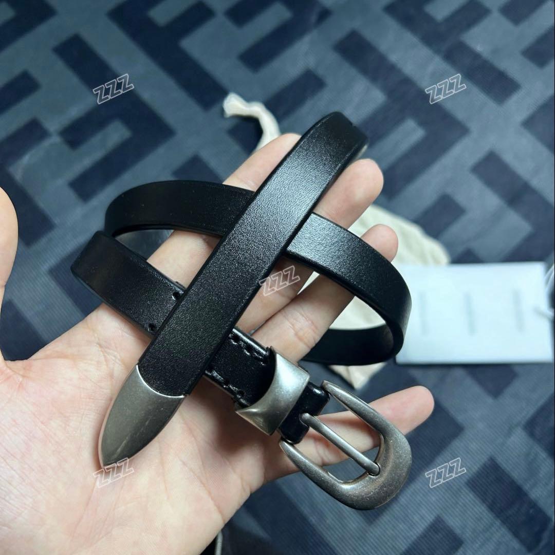 OUR LEGACY BELT 2CM / BLACK LEATHER M80 - メルカリ