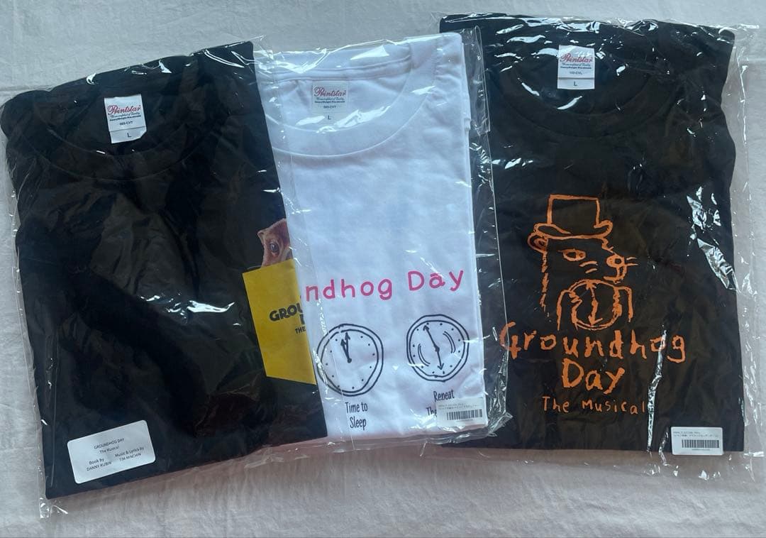 WEST. 桐山照史主演ミュージカル グラウンドホッグデー　Tシャツ3枚セット WEST 桐山照史主演舞台 グラウンドホッグ・デー 黒ロングTシャツ 長袖