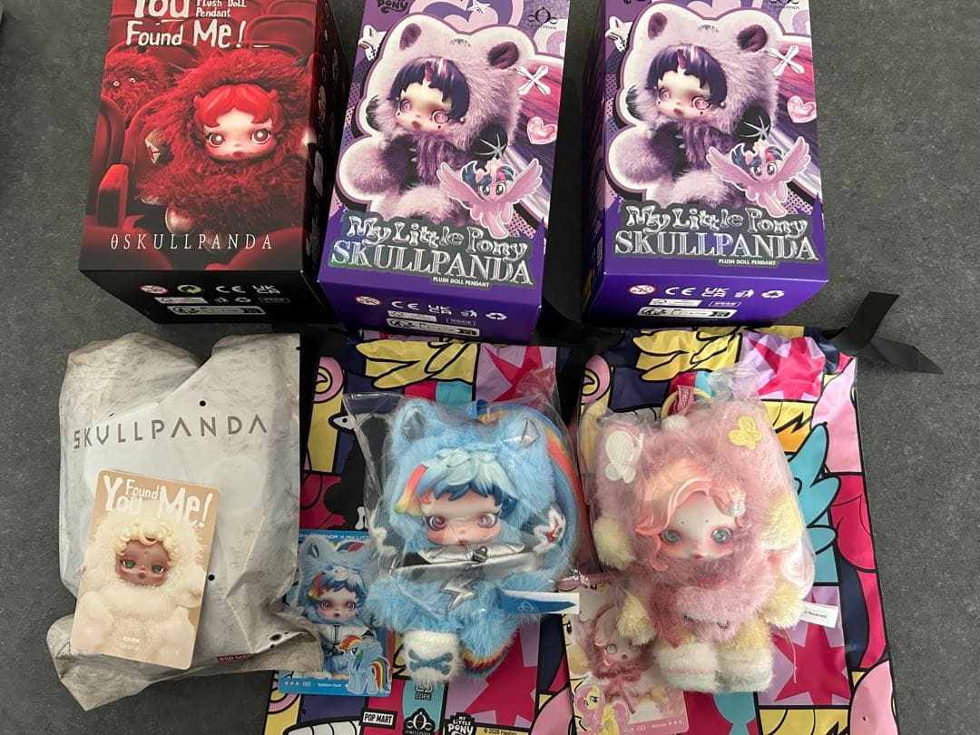 正規品　スカルパンダ マイリトルポニー You Found Me! 3体セット