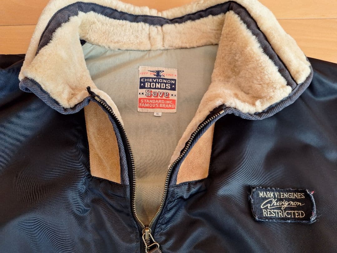 80's Chevignon シェビニョン フライトジャケット Cosmos - メルカリ