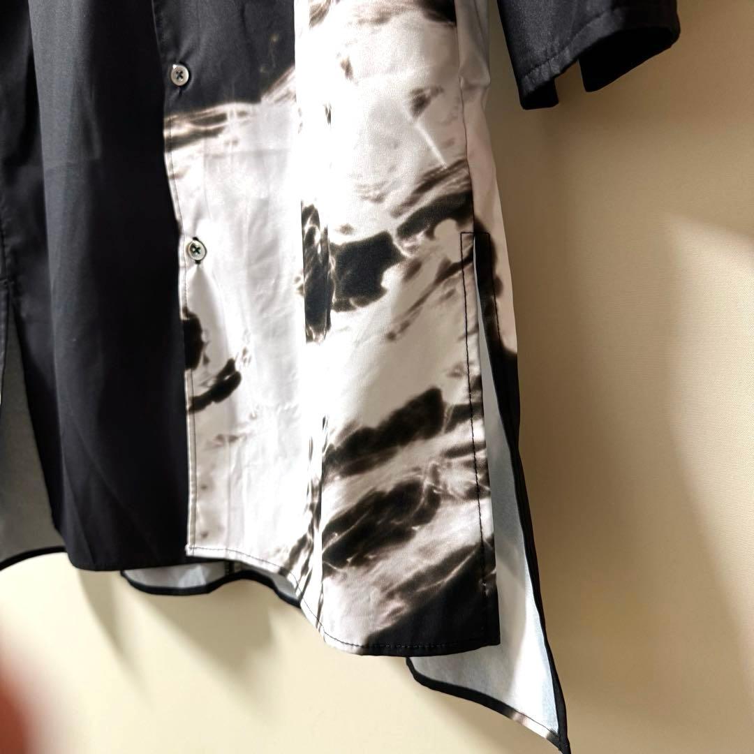 CIVARIZE』モノトーンバイカラープリントシャツ - メルカリ