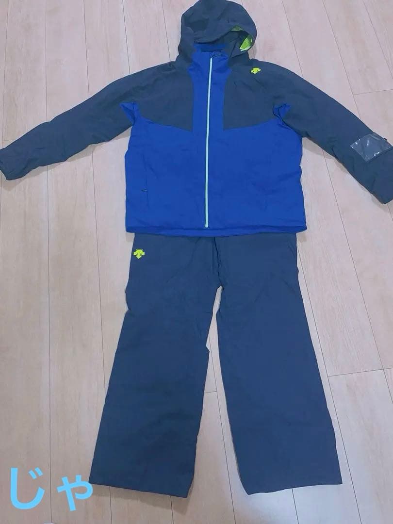 Descente 青 スキーウェア上下セット DESCENTE（デサント） 【エントリーでP最大17倍！27日〜】スキーウェア