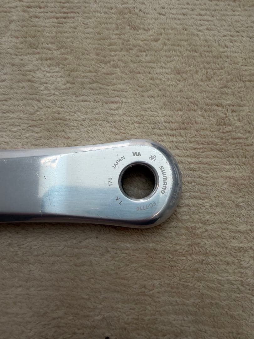 シマノ クランク FC-7710 DURA-ACE 170 PCD144 NJS シマノ 170 FC-7710