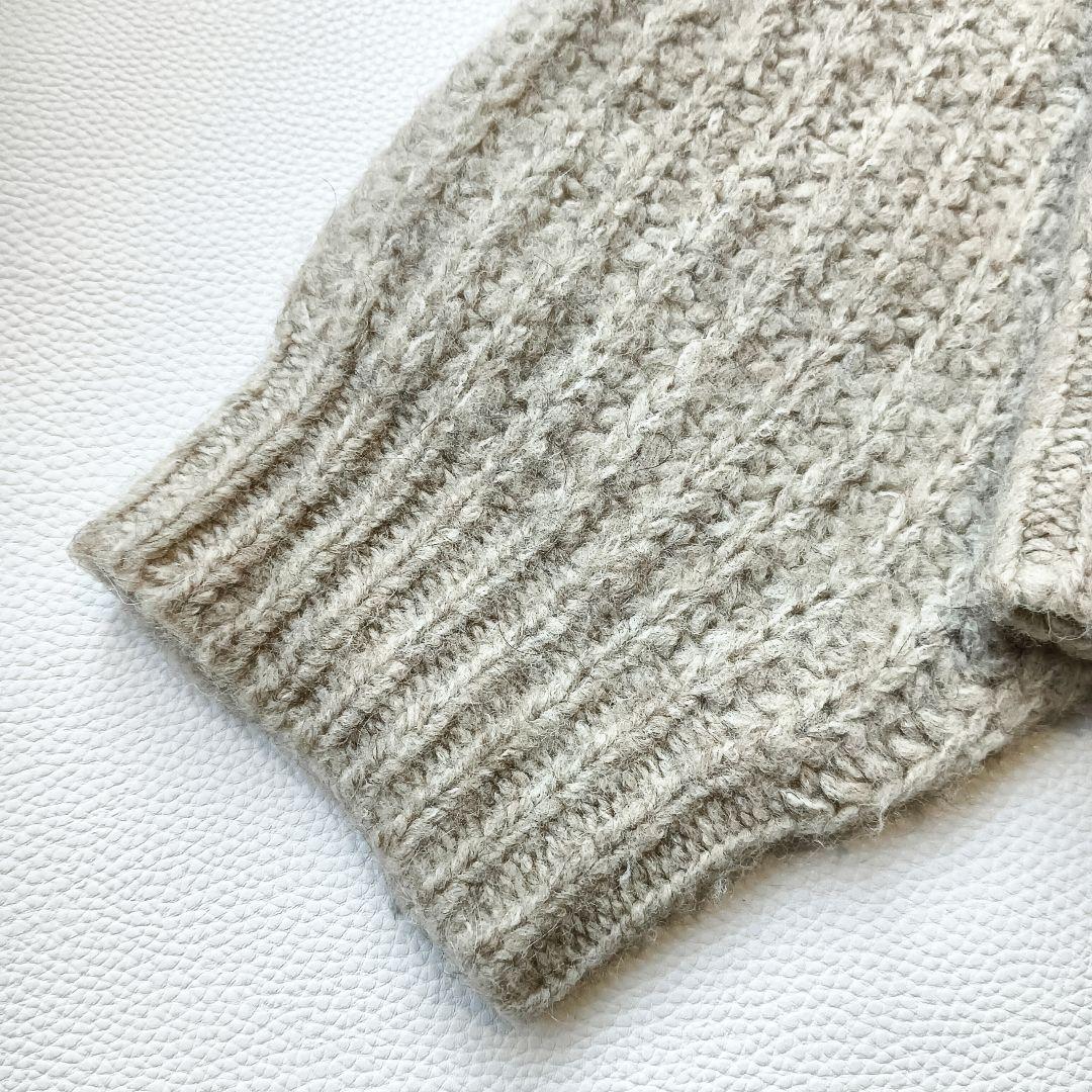 美品✨《NKNIT》YAKU big knitヤクビッグニットゆったりセーター