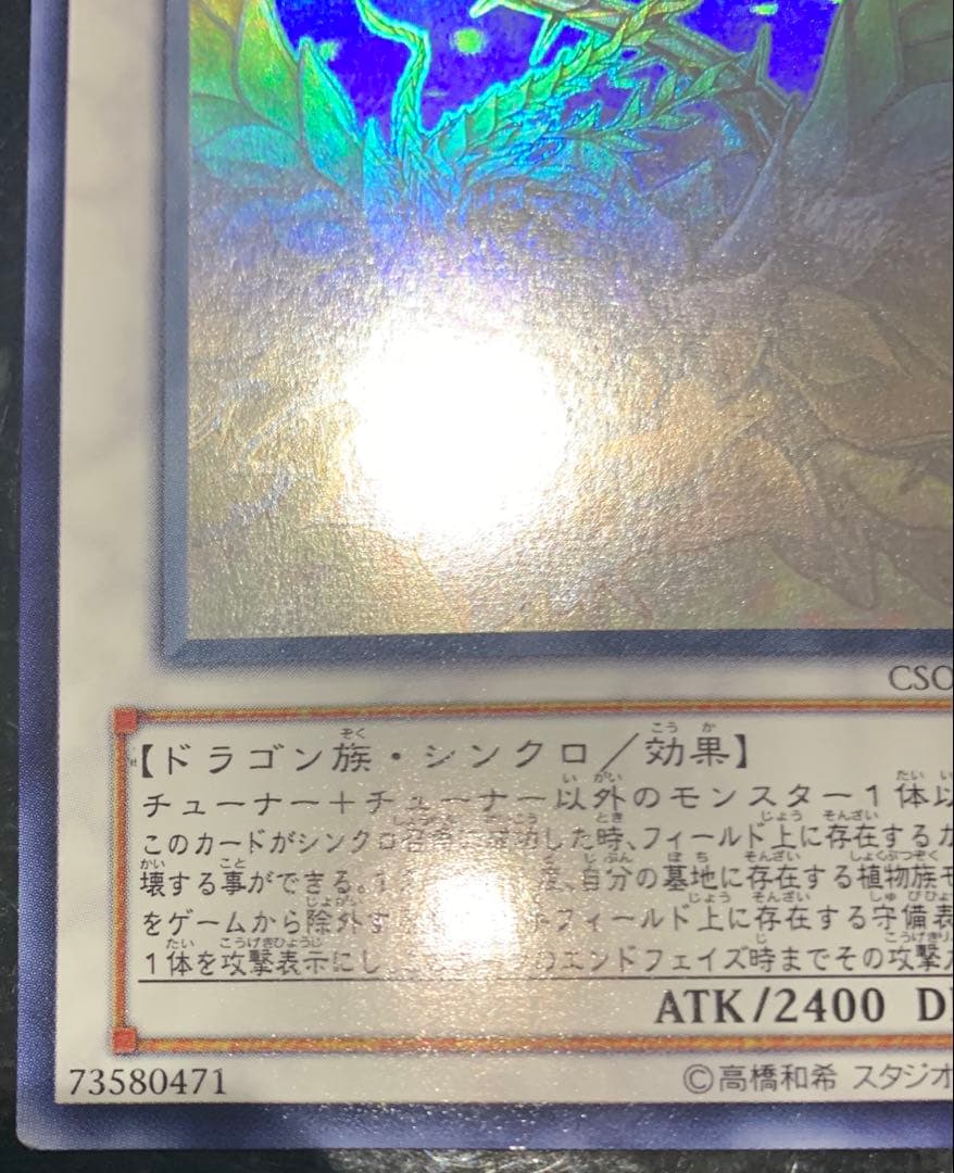 遊戯王　ブラック・ローズ・ドラゴン ホロ