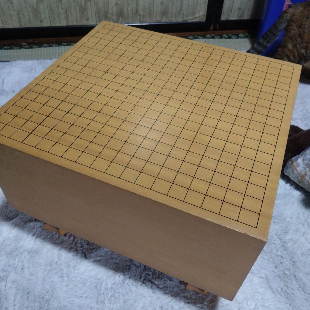 【囲碁】本榧碁盤　7寸　　天地柾目盤 国産本榧足付将棋盤 6寸9分（天地柾） sa60036 | 前川榧碁盤店
