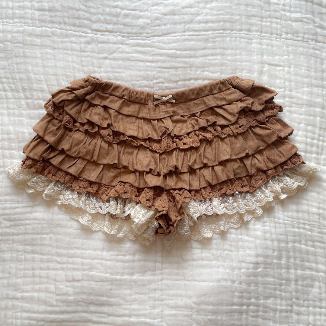 00s 希少 LIZLISA リボン付異素材コットンフリルレーススカパン 姫カジ クロスレースリボンカットトップス ｜ LIZ LISA（リズリサ）公式通販