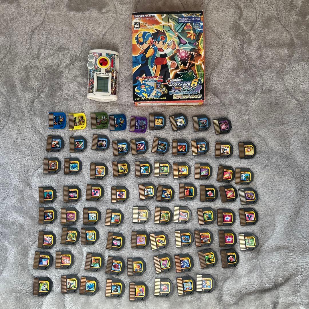 ロックマンエグゼ6 ゲームボーイアドバンス 全76個 バトルチップなど　本体付 入荷情報】GBAでの新しいロックマン「バトルネットワーク ロックマン
