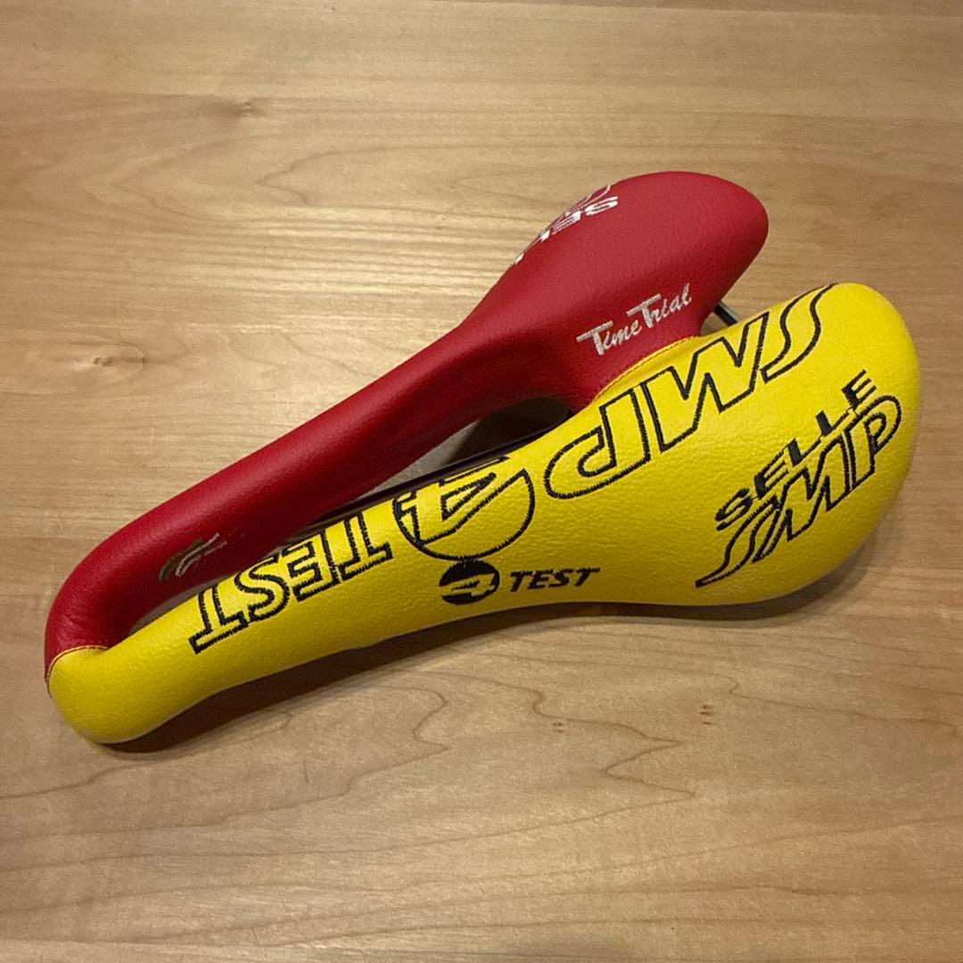 新品未使用》Selle SMP TT2 サドル 赤/黄