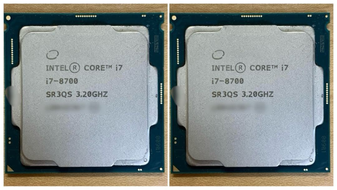 【動作確認済】 Intel Core i7-8700［CPU2点セット］ Amazon | インテル Intel CPU Core i7-8700 3.2GHz 12Mキャッシュ 6