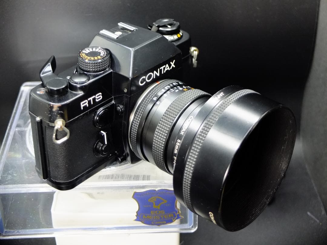 コンタックスRTS／プラナー50mmf1.7純正フード付【実写確認済整備品