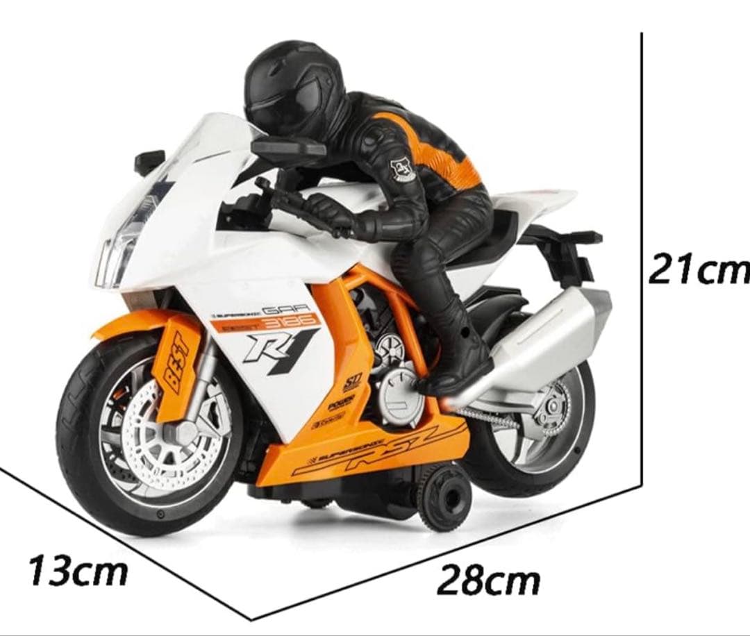 R1 1/6スケール リモコン　オートバイ スタントカー　ワイヤレス　ラジコン