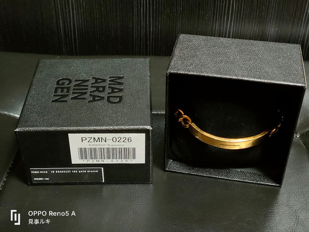 マダラニンゲン BRACELET ブレスレット ゴールド 18k gold