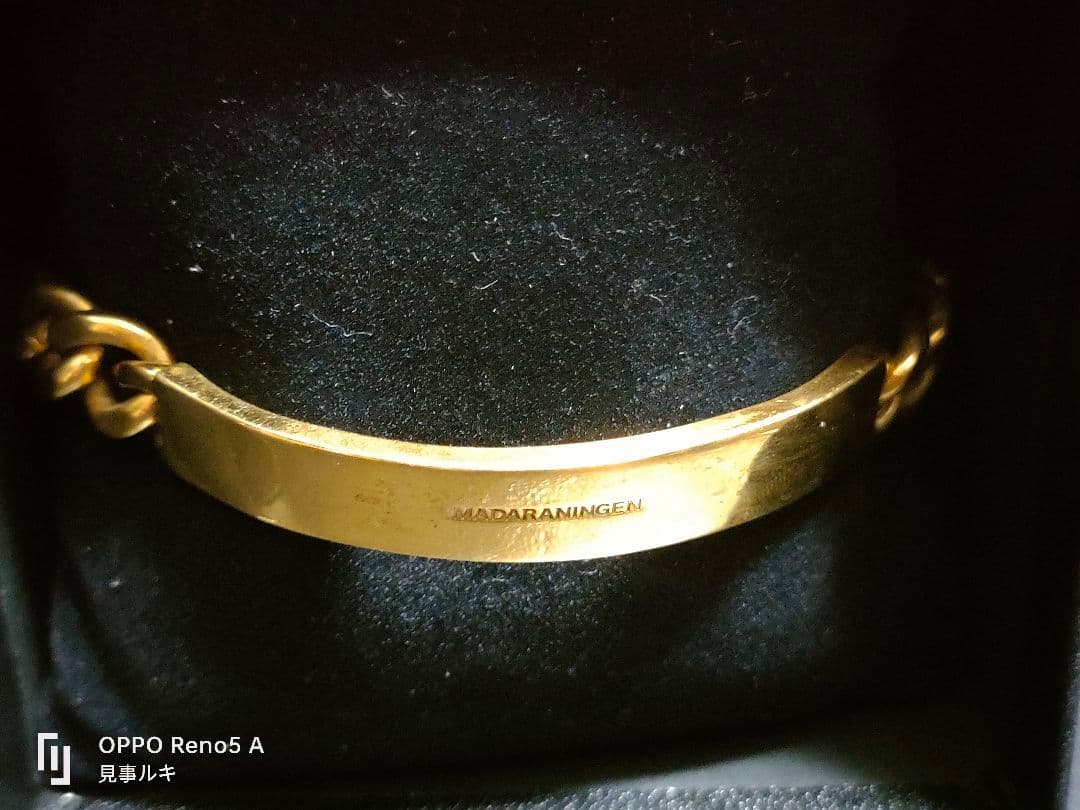 マダラニンゲン BRACELET ブレスレット ゴールド 18k gold