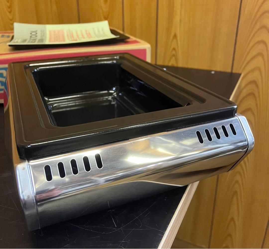 未使用品】タチバナ ハイロースター S-8SH 都市ガス 平型 焼肉コンロ