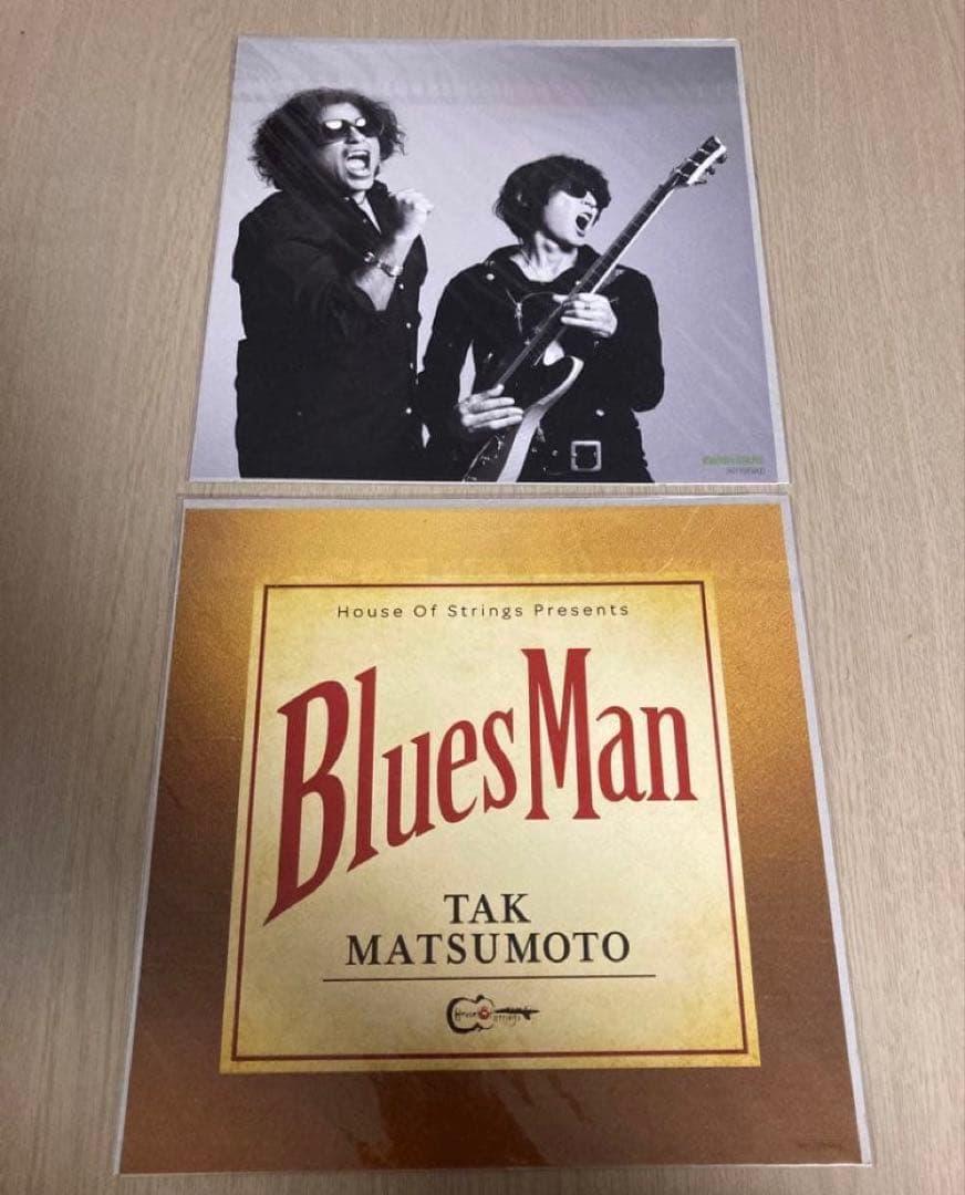 ①B'z FYOP FINAL 特典ステッカー非売品　メガジャケ稲葉浩志松本孝弘