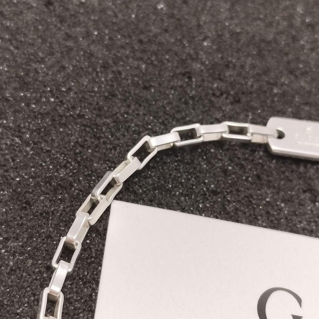GUCCI グッチ ブレスレット ベネチアン スクエア 20.5cm 925