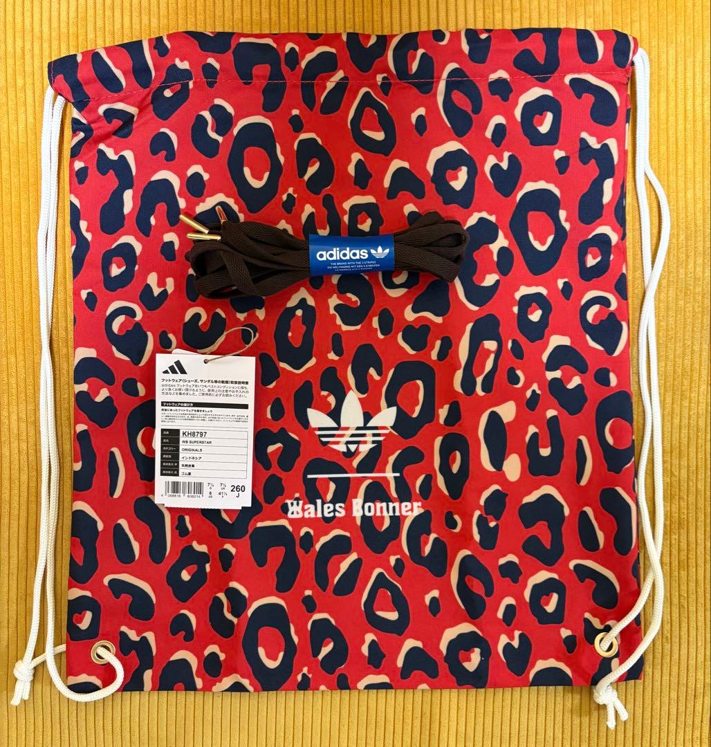ADIDAS×WALES BONNER SUPERSTAR 26.0cm