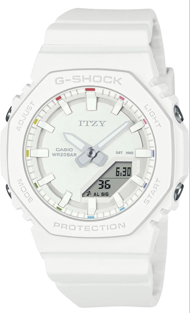 新品　G-SHOCK ITZY コラボレーションモデル ホワイト Gショック】ITZY コラボレーションモデル / GMA-P2100IT-7AJR – GQ SHOP